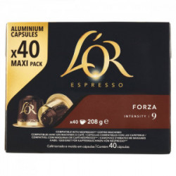 CAPSULE COMPATIBILI NESPRESSO FORZA X40