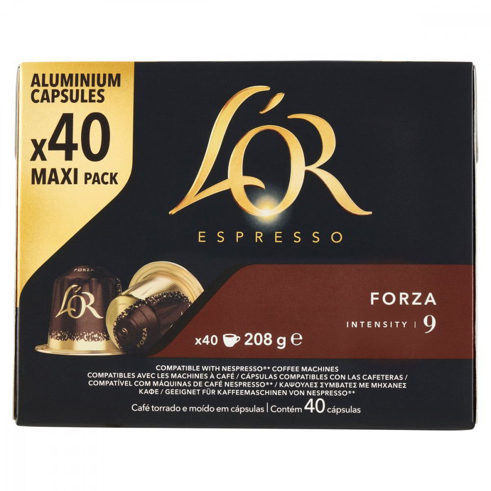 CAPSULE COMPATIBILI NESPRESSO FORZA X40