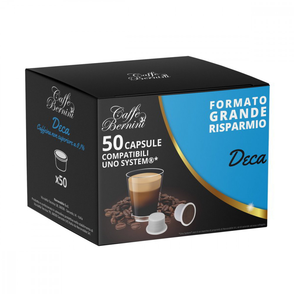 CAPSULE DECAFFEINATO COMPATIBILI UNO SYSTEM