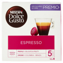 NESCAFE' GUSTO ESPRESSO CAPSULE DOLCE GUSTO X16