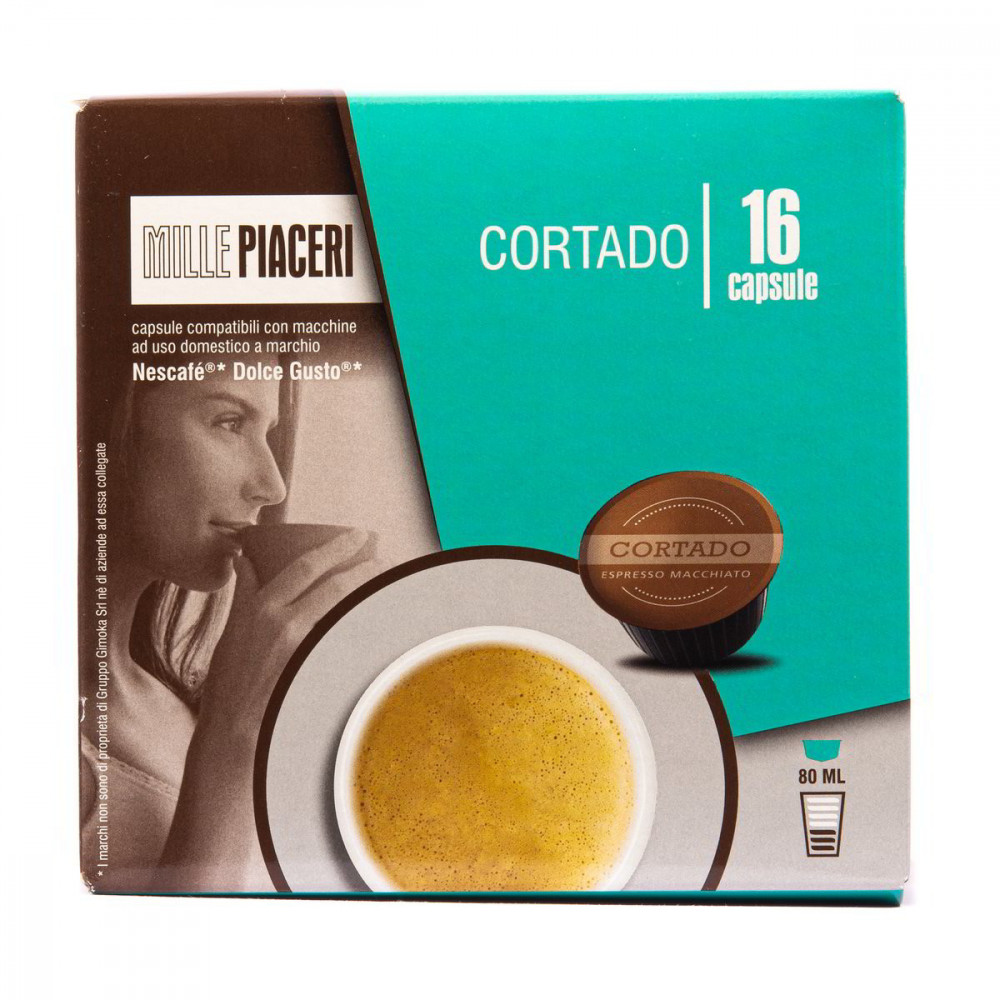 PURO AROMA CORTADO CAPSULE COMP. DOLCE GUSTO X16