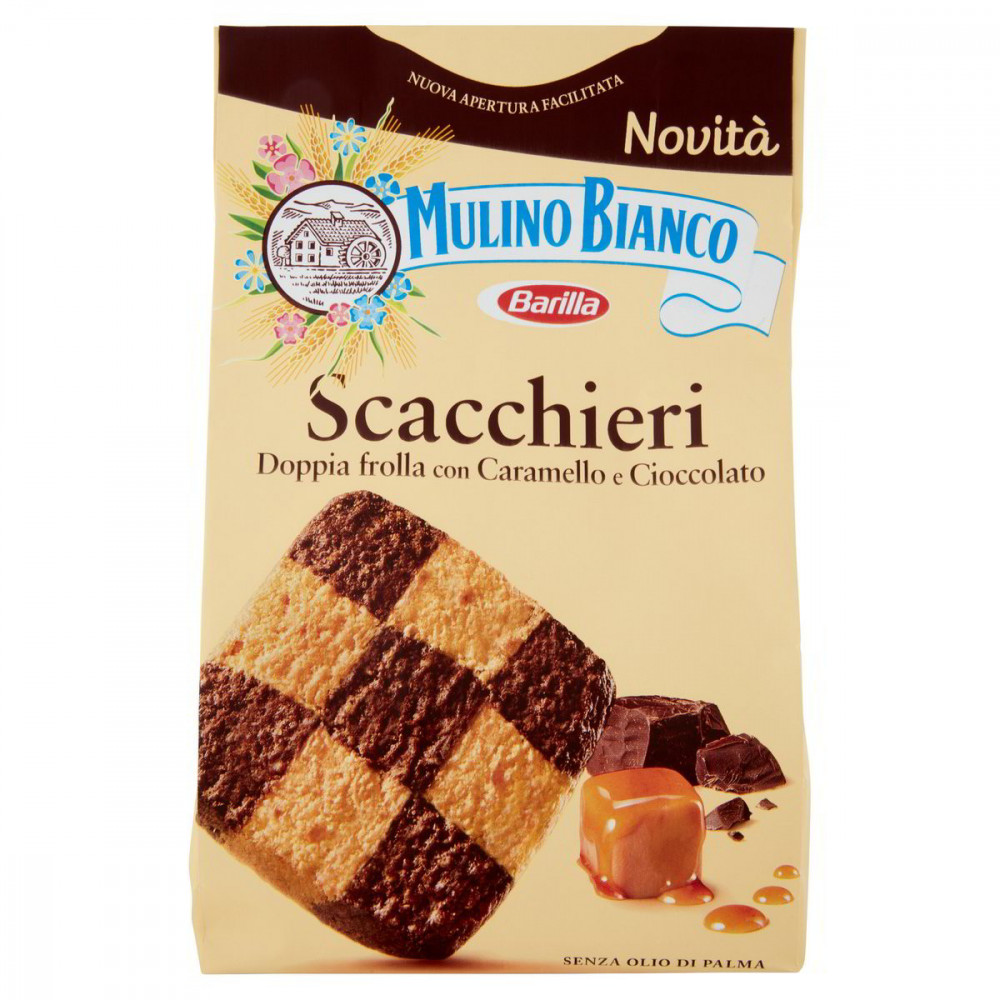 BISCOTTI RICCHI SCACCHIERI CARAMELLO E CIOCCOLATO