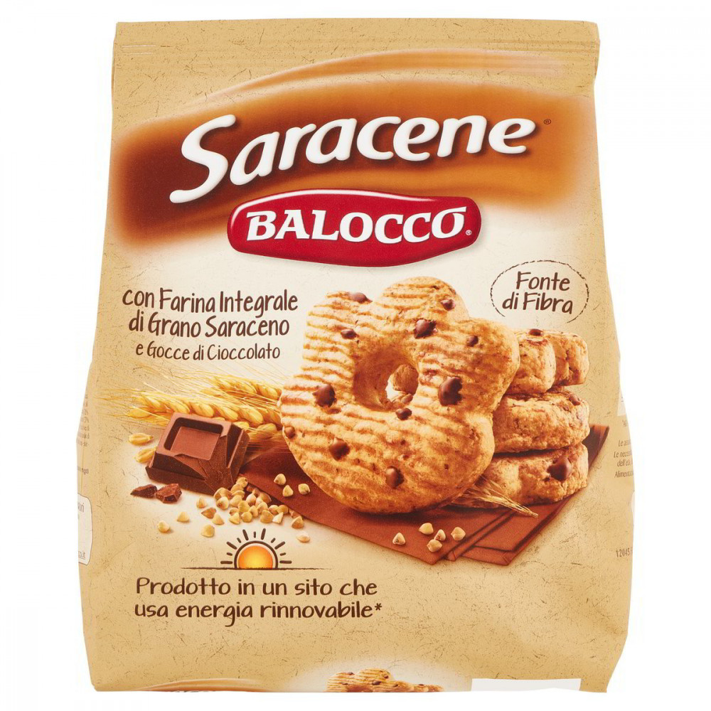 BISCOTTI SARACENE CON GOCCE CIOCCOLATO