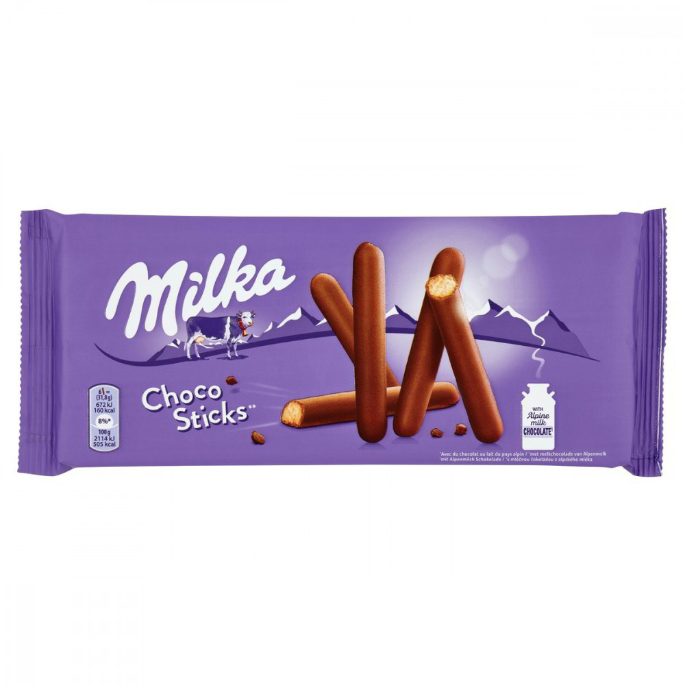 MILKA COOKIES CHOCO STICKS