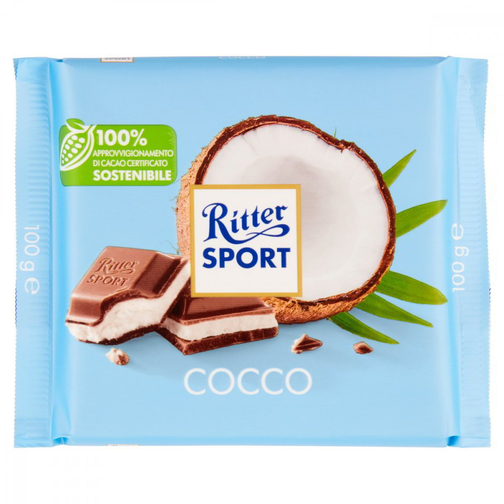 RITTER CIOCCOLATO AL LATTE CON COCCO