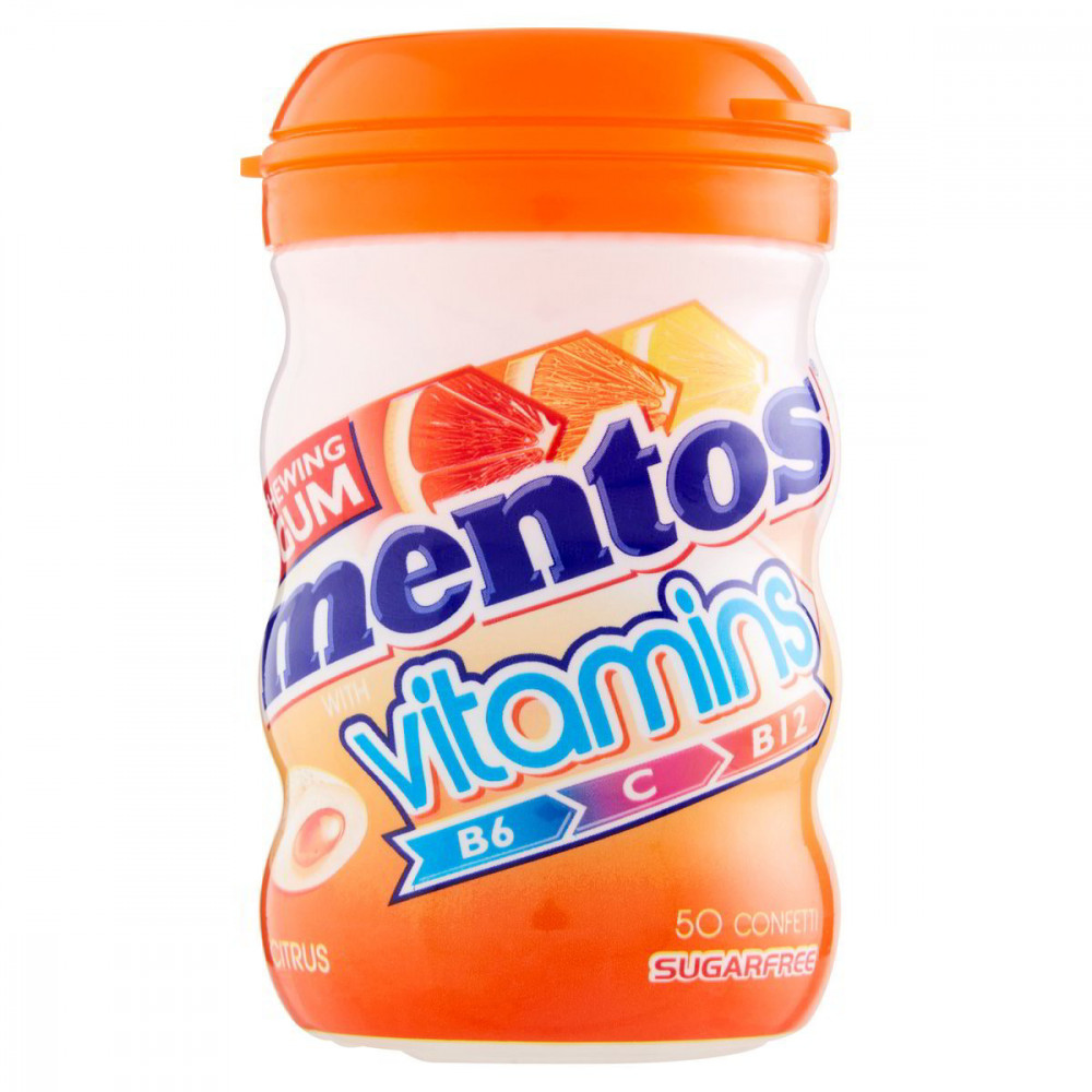 MENTOS PURE FRESH BOTTLE VITAMIN ARANCIA