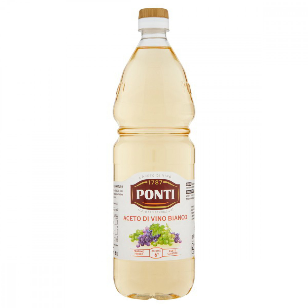 Ponti vínny ocot biely PET 1l